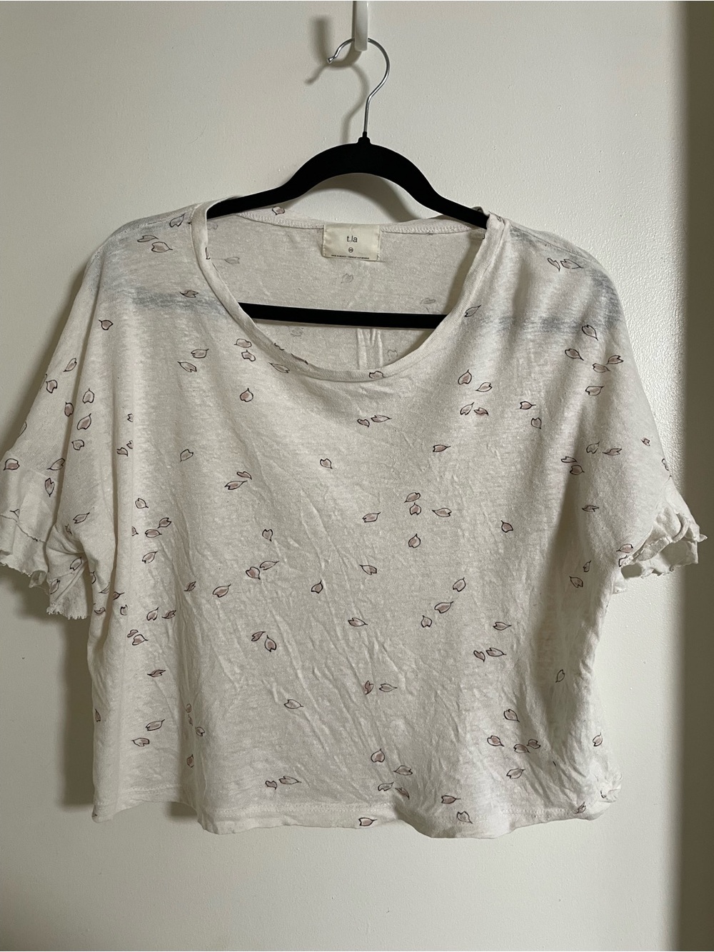T.la Anthropologie linen shirt XS